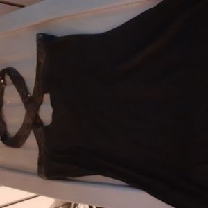 Guess Jeans Sequined Wrap around Necked Tshirt